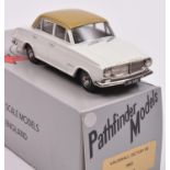 A Pathfinder Models white metal 1962 Vauxhall Victor FB saloon (PFM 23). An example in white with