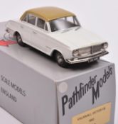 A Pathfinder Models white metal 1962 Vauxhall Victor FB saloon (PFM 23). An example in white with