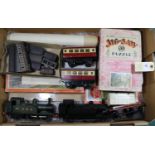 Small quantity of O gauge model railway. 2x kit built tank locomotives. An LMS/BR 0-6-0 in unlined