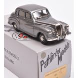 A Pathfinder Models white metal 1957 Daimler Conquest Century (PFM 24). An example in metallic grey.