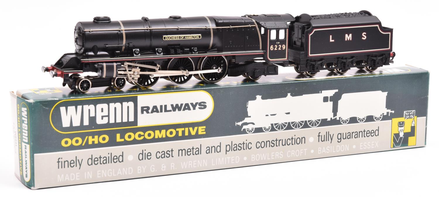 Wrenn Railways OO LMS Coronation Class 4-6-2 locomotive and tender, Duchess of Hamilton (W2241),