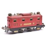 An impressive Lionel O Gauge 3-rail electric powered 4 wheeled locomotive. in the style of a