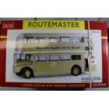 A Sun Star 1:24 scale London Transport Routemaster in gold. RM1983, Garage TH179, destination