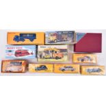 10 Atlas Dinky. Citroen Flying 15 (24N), Ford Camion Bache Calberson (25JJ), Camion Laitier (250),