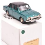 A Pathfinder Minicar 43 white metal 1968 Ford Corsair 2000E saloon. In metallic green with black