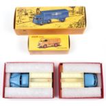 4 Dan Toys Dinky. Tracteur Panhard avec Semi-Remorque, SNCF (023) in dark blue livery. A Ford