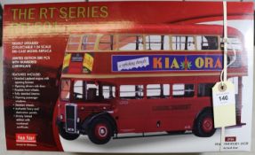 A Sun Star 1:24 scale London Transport 1949 Leyland RTL501 (JXC 20) in red (2926). Garage V8,