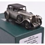 A Lansdowne 1930 Bentley 8 Litre Saloon LDM75X. An example in silver grey/black with brown interior.