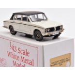 A Viscount 1/43 Scale White Metal Models No.1 Triumph Dolomite Sprint. An example in white with