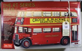 A Sun Star 1:24 scale London Transport 1946 AEC RT10 (FXT 185) in red (2921). Garage F10,