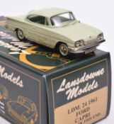 Lansdowne Models LDM.24 1961 Ford Capri. In pale green Boxed. Mint. £60-80