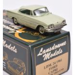 Lansdowne Models LDM.24 1961 Ford Capri. In pale green Boxed. Mint. £60-80