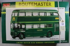 A Sun Star 1:24 scale London Transport Green Line Routemaster in green. RMC1453, Garage HG85,