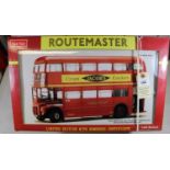 A Sun Star 1:24 scale London Transport Routemaster in red. RM254, Garage WH51, destination board 272
