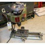 A miniature 1960s milling machine by Emco Uni mat. Approx length of base 370mm. QGC-GC, evidence