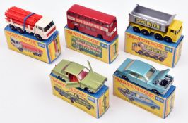5 Matchbox Series. 51. 8 Wheel Tipper in bright yellow and silver POINTER livery, black plastic