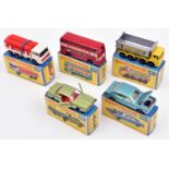 5 Matchbox Series. 51. 8 Wheel Tipper in bright yellow and silver POINTER livery, black plastic