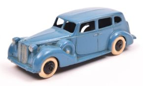 Dinky Toys Packard Super Eight Tourer (39a). Example in mid blue with smooth black wheels and