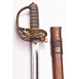 A Geo V 1892 pattern Infantry Officer’s sword to the Royal Army Medical Corps, blade 32½”, etched