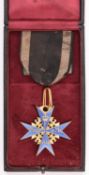 A WWI German Pour Le Merite cross, probably a later copy, in case with ribbon. GC £450-500