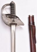 A Geo V presentation 1897 pattern Infantry Officer’s sword, blade 32", by Wilkinson Sword, number