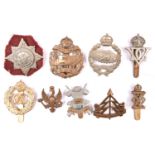 9 Cavalry and other cap badges: 3rd Carabiniers, 4/7th Dgn Guards, 5th Inniskilling Dgn Guards, 13/