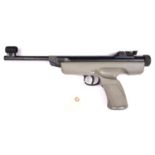 A .22" Original Mod 5 break action air pistol, with one piece grey plastic stock. GWO & C, retaining