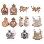 6 pairs of Yeomanry OR’s collar badges: Sherwood Rangers, Loyal Suffolk Hussars, Yorkshire Hussars,