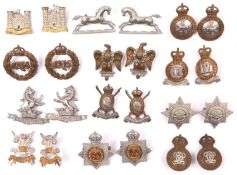 12 pairs of Cavalry collar badges: KDG (post 1915), Bays (slightly worn), Carabiniers (off silver