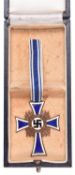 A Third Reich Mothers Cross, in its case with ribbon. GC £30-40