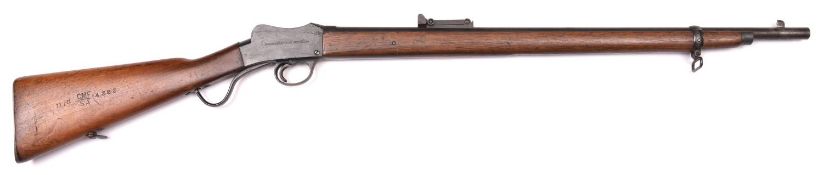 A .310" CF Australian Cadet Martini rifle, number 81594, 40" overall, barrel 25" with B'ham proof,