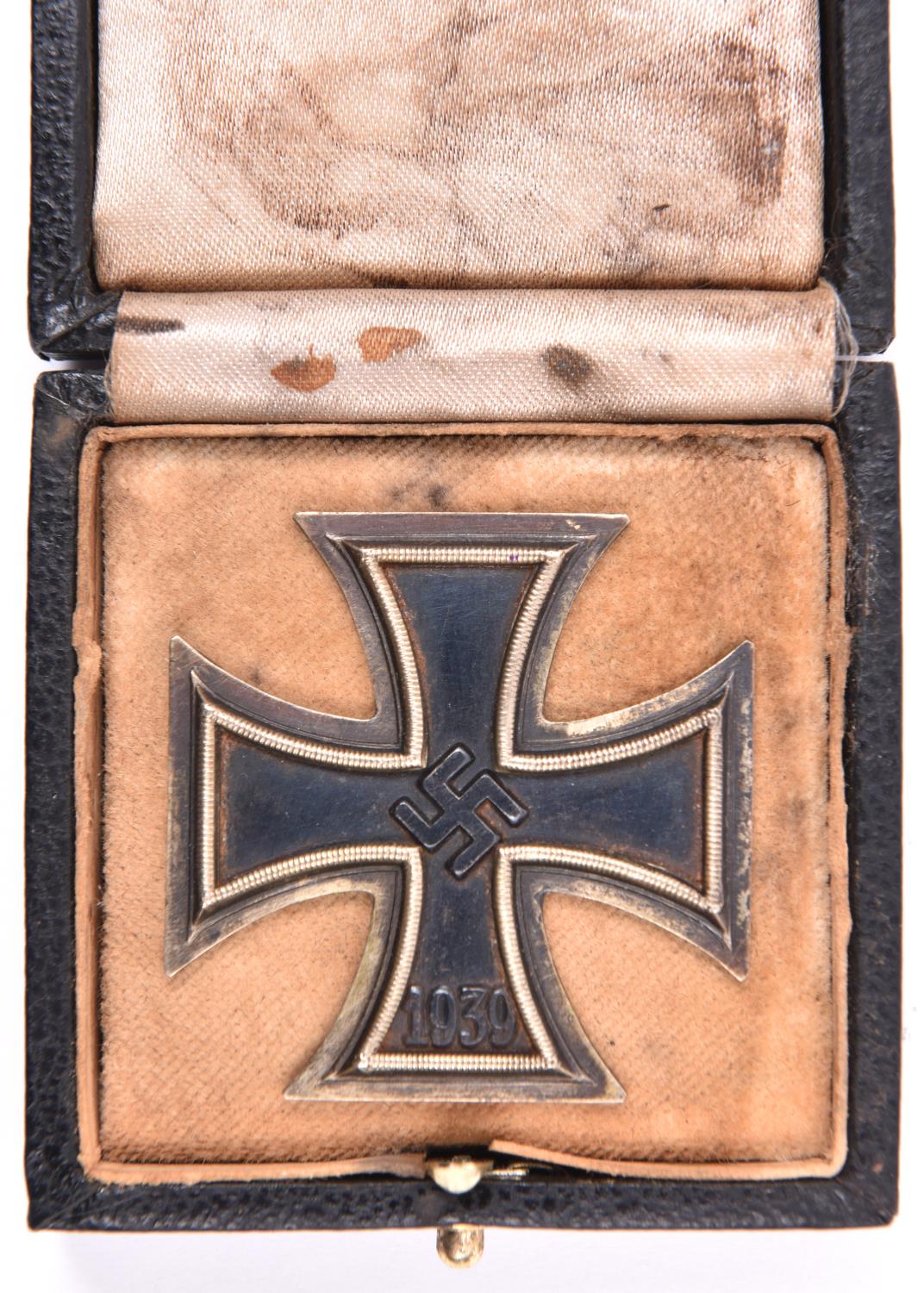 A WWII Third Reich Iron Cross 1st class, in its case. GC £120-140