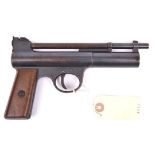 A scarce early .177" Webley Mark I air pistol, from the first year of production, number 5313 (