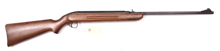 A .22" BSA Airsporter Mk II air rifle, number GD 27343,1959-65, with nicely figured walnut stock.