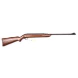 A .22" BSA Airsporter Mk II air rifle, number GD 27343,1959-65, with nicely figured walnut stock.