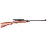 A .177" Polish Lucznik 87 break action air rifle, number L1459, fitted with Zenison 4x15