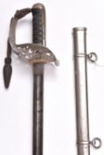 An Edward VII 1821 pattern Heavy Cavalry Officer’s sword, blade 34½”, by Hawkes & Co, Piccadilly,