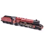 A modern O gauge Corgi Bassett Lowke BR Princess Royal Class 4-6-2 tender locomotive for 3-rail