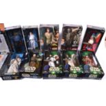 11x Star Wars 12" figures by Kenner and Hasbro. 3x Collector Series; Princess Leia, Tusken Raider