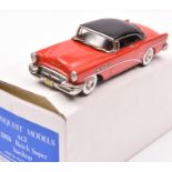 Conquest Models No.3 1955 Buick Super hardtop. In Cherokee Red and Carlsbad Black. Boxed. Mint. £