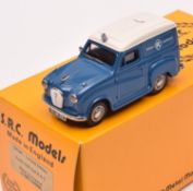 An S.R.C. Models SRCM1 Austin A35 Van R.A.C. In mid blue and white livery with black interior. A