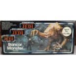 A Palitoy Star Wars Return of the Jedi Rancor Monster dated 1983. In tri-logo box, some wear/minor
