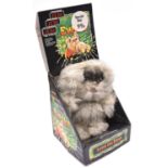 A Palitoy Star Wars Return of the Jedi plush toy Leeni the Ewok, dated 1983. In tri-logo display