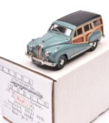 Kenna Models Austin Hereford 'Woody'. An example in light blue with wood effect to sides and rear
