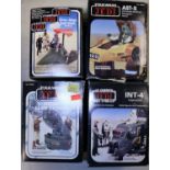 4x Star Wars Return of the Jedi small vehicles/accessories. A Palitoy INT-4 Interceptor. A Palitoy