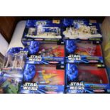 50+ Star Wars related items. Including; 14x Episode One 3.75" figures including; Darth Maul, Obi-Wan