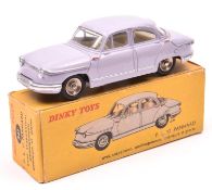 French Dinky Panhard PL17 (547). An example in lilac with cream interior, side and rear lights,