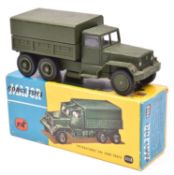 Corgi Major Toys International 6x6 Army Truck (1110). In olive green, complete with tin tilt. Boxed.