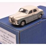 Conquest Models No.109 1964 Rover P.4 110 Saloon, R.H.D. An example in white and marine grey with