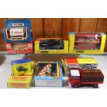 Quantity of various makes. 2 Corgi Toys. London Transport Routemaster Bus (468). In red L.T. livery,